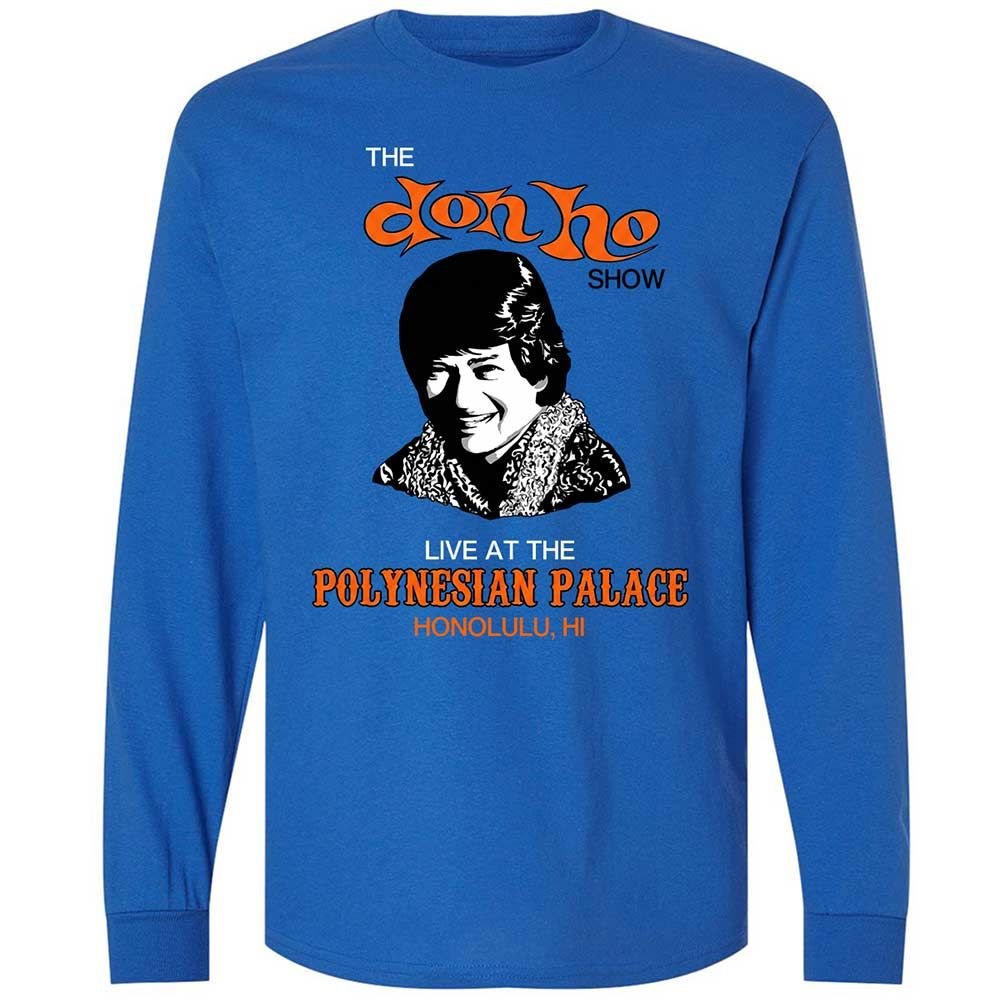 Long Sleeve T-Shirt - 1BL9FL47 - Royal - 3