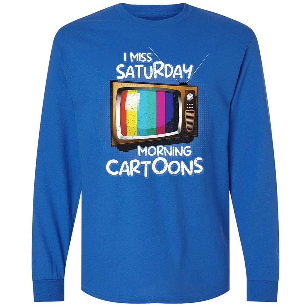 Long Sleeve T-Shirt - RJXH7C78 - Royal - 3