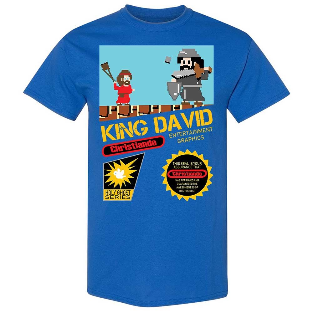 David Vs Goliath Cool Christian - Royal - 3