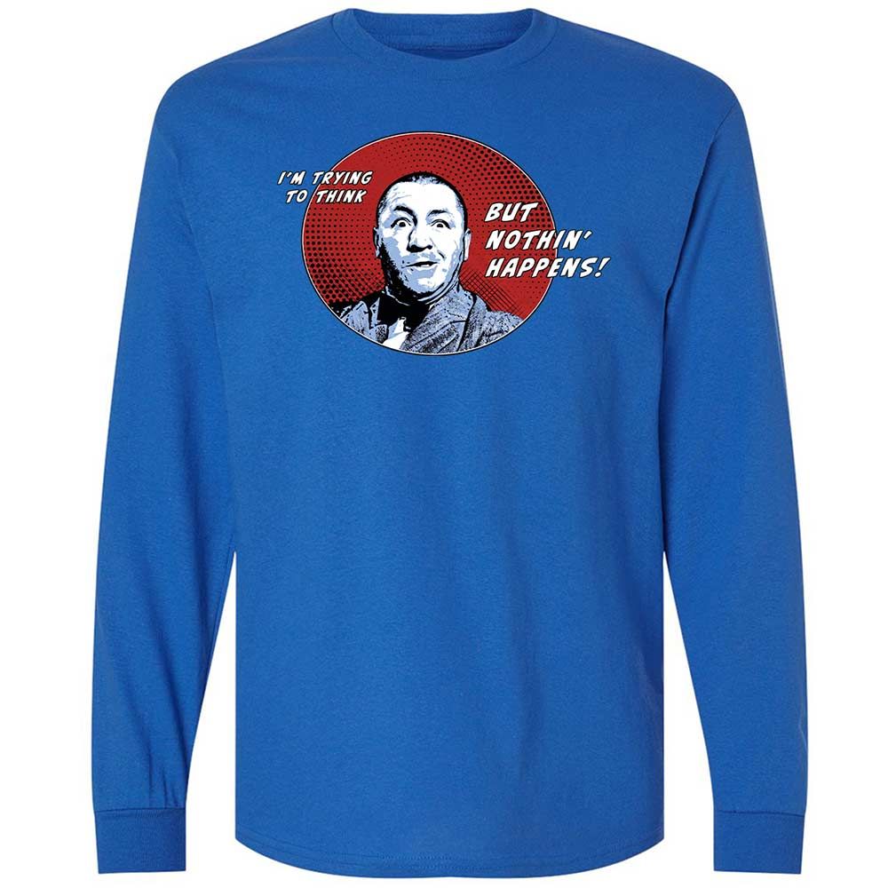 Long Sleeve T-Shirt - EGWHDEAH - Royal - 3