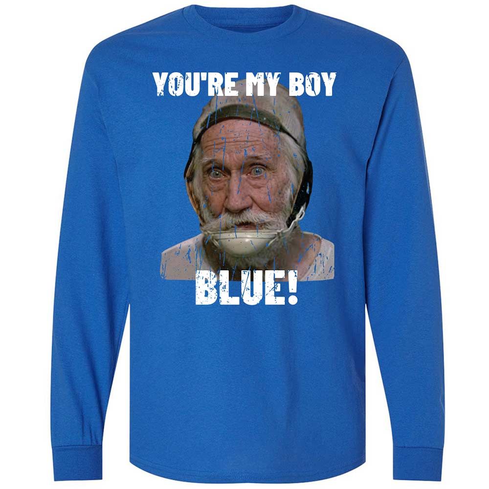 Long Sleeve T-Shirt - FSY4FTU4 - Royal - 3