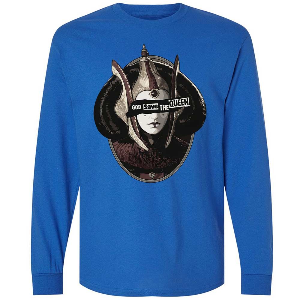 Long Sleeve T-Shirt - 4L4ZBKTF - Royal - 3