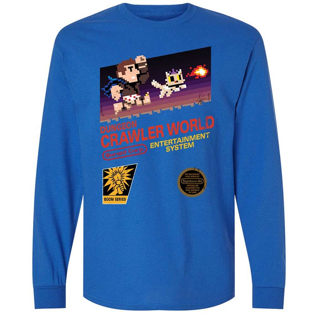 Long Sleeve T-Shirt - LTRKDG7Y - Royal - 3