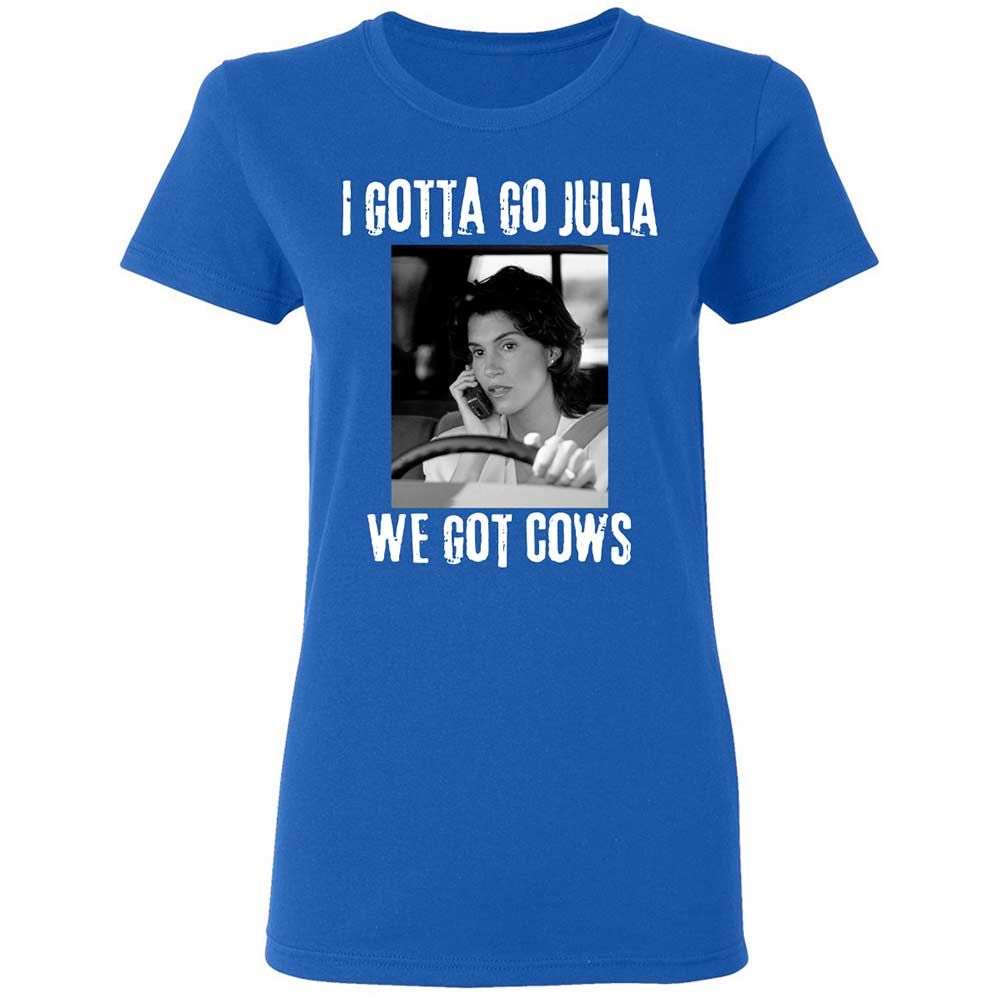 Women's T-Shirt - U9FJQRCS - Royal - 3