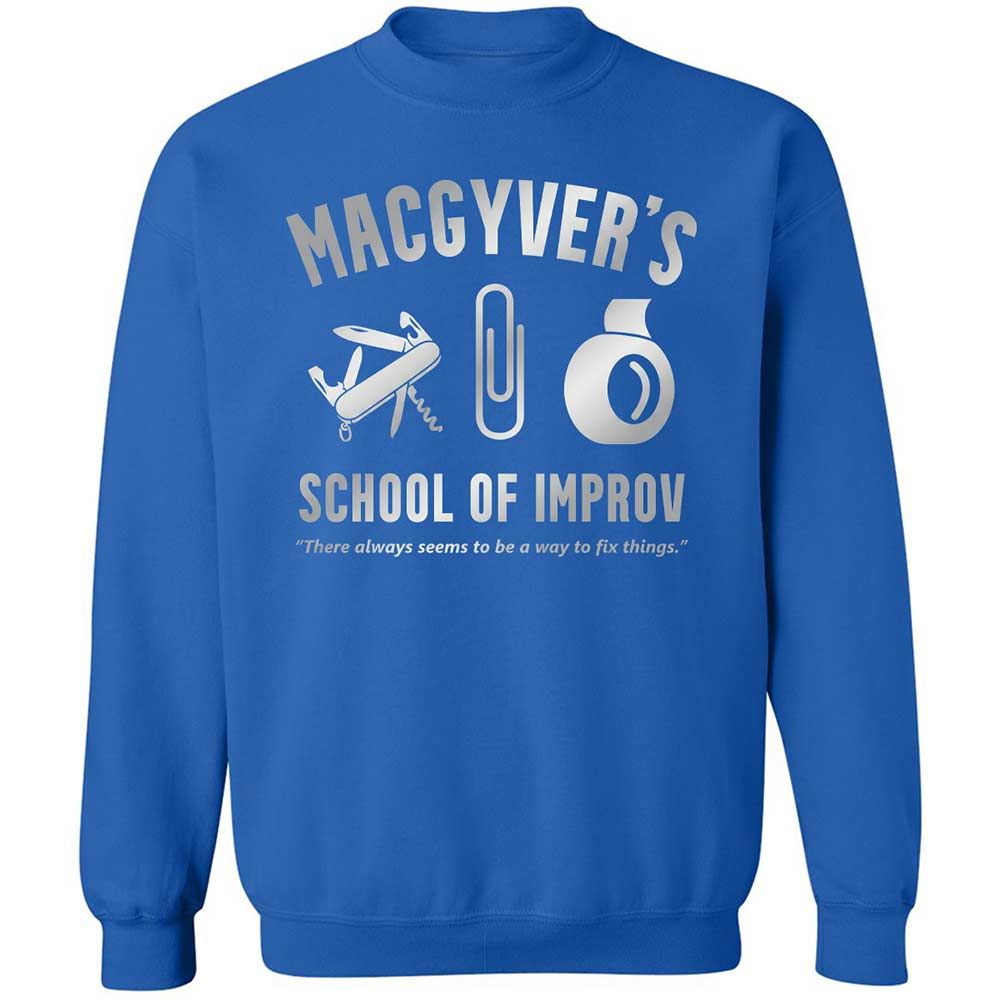 Classic Unisex Sweatshirt - 1WMKJDHV - Royal - 3