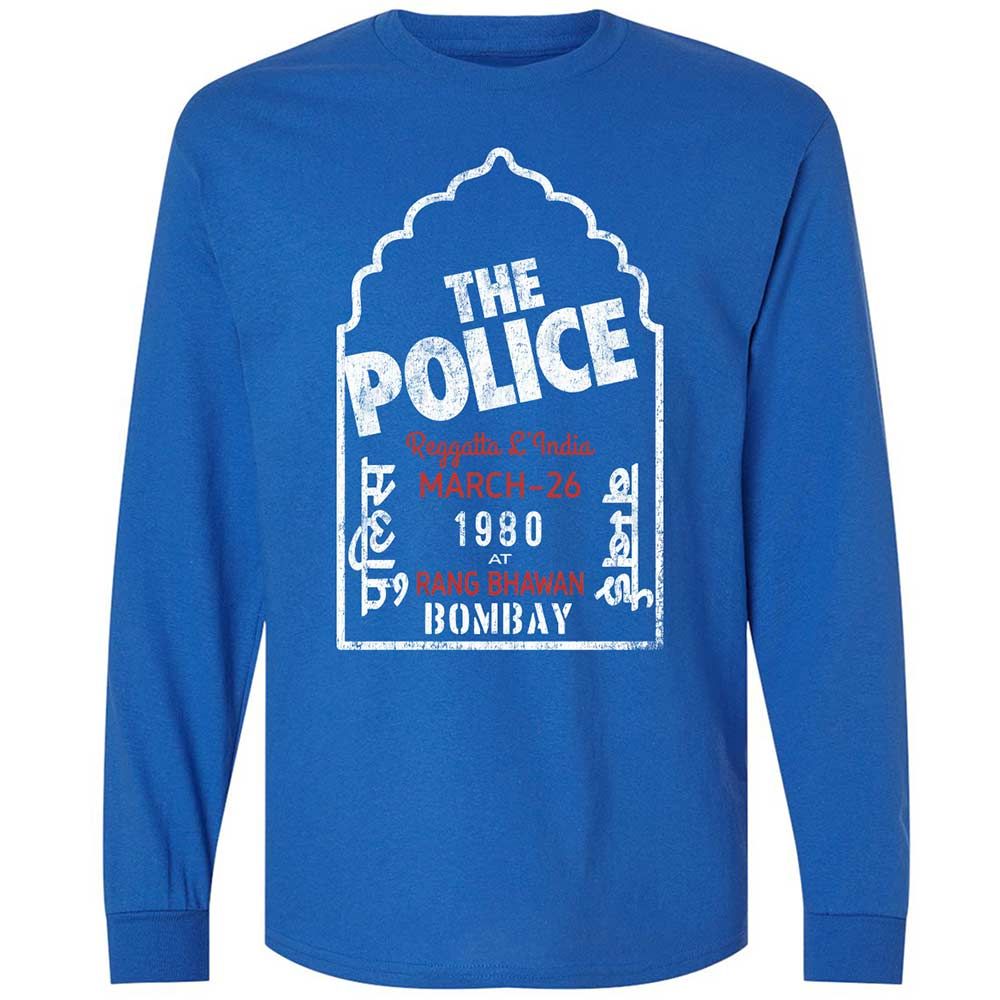 Long Sleeve T-Shirt - VSK9RYXB - Royal - 3