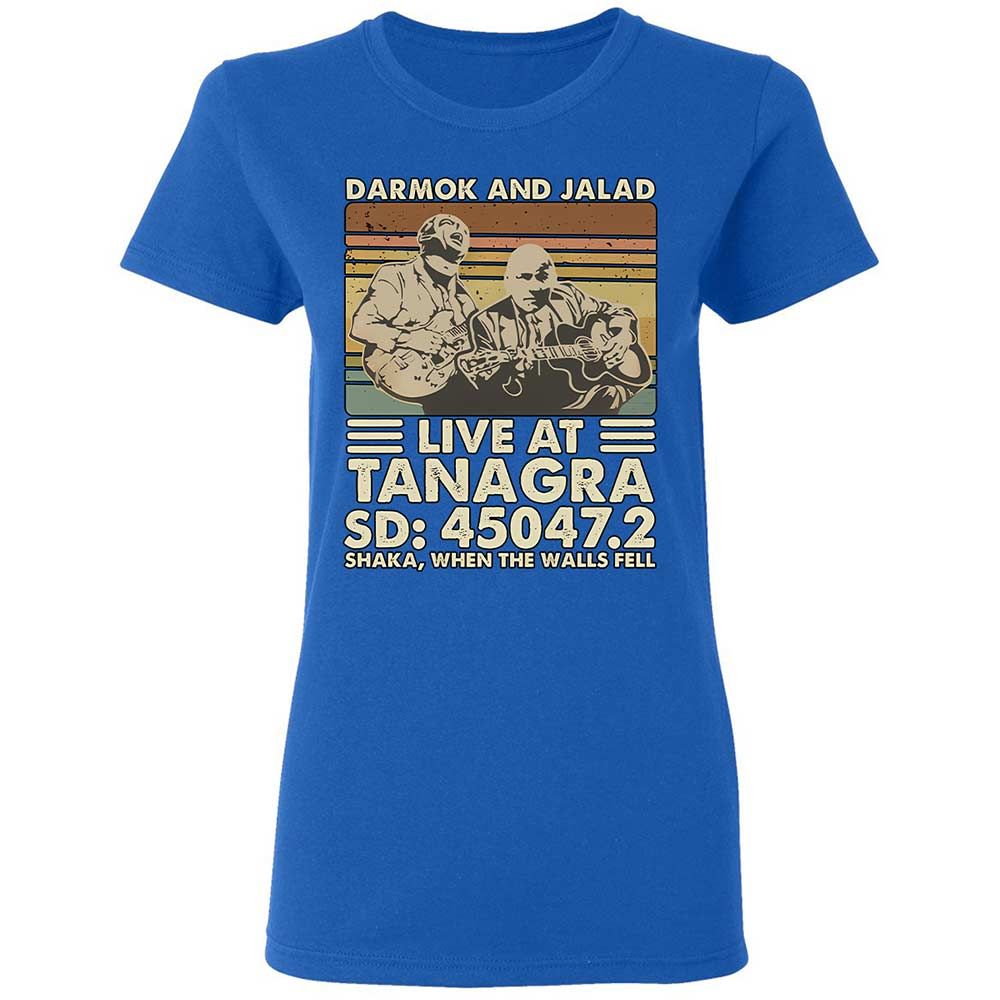 Women's T-Shirt - QCJYLHTQ - Royal - 3