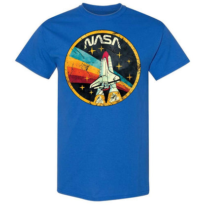 USA Space Agency Vintage Colors - Royal - 3