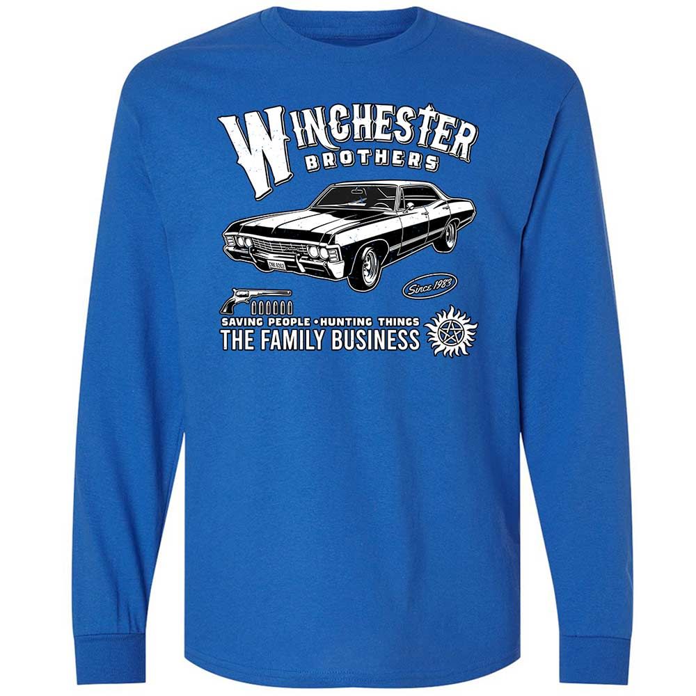 Long Sleeve T-Shirt - MXQFW52J - Royal - 3