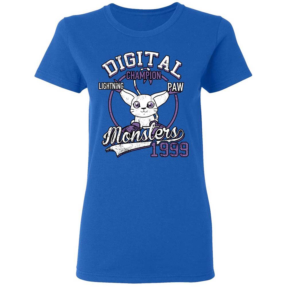 Women's T-Shirt - DZKYRWD7 - Royal - 3