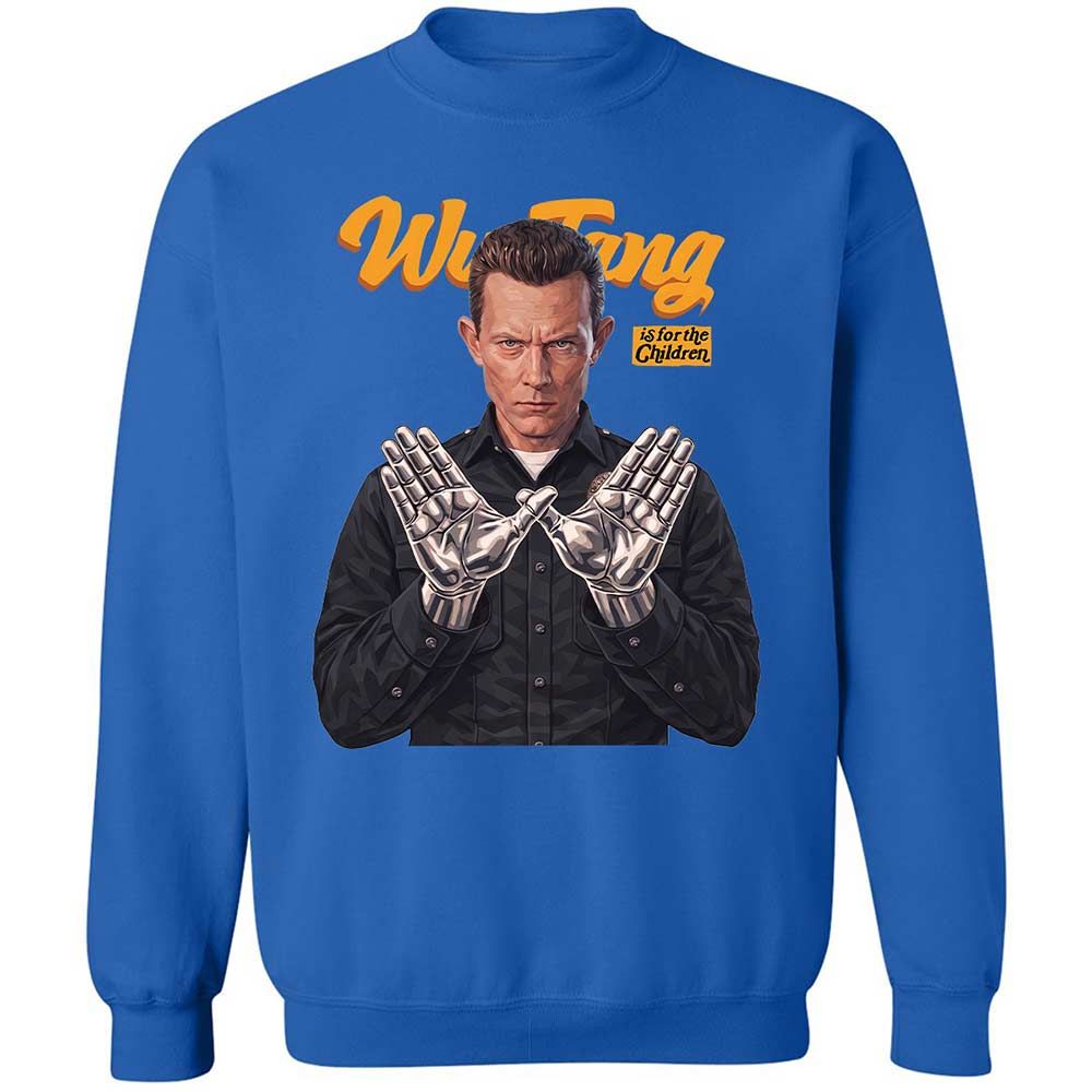 Classic Unisex Sweatshirt - Black - Royal - 3