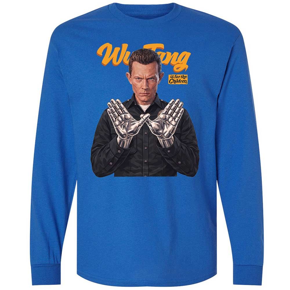 Long Sleeve T-Shirt - Black - Royal - 3