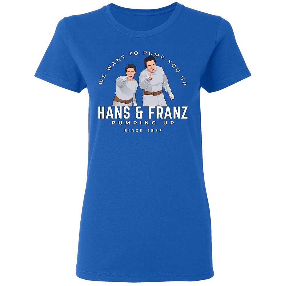 Women's T-Shirt - NHZC5LK5 - Royal - 3