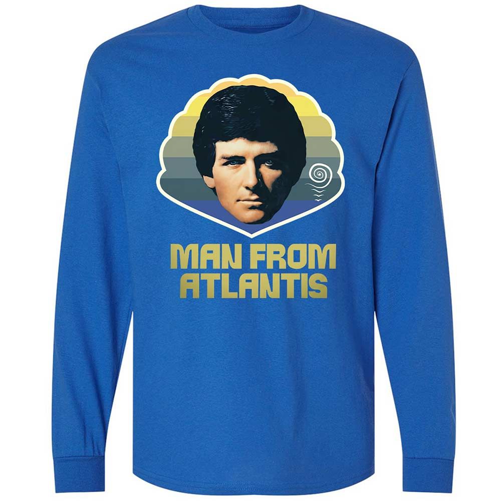 Long Sleeve T-Shirt - QFHCAQVR - Royal - 3