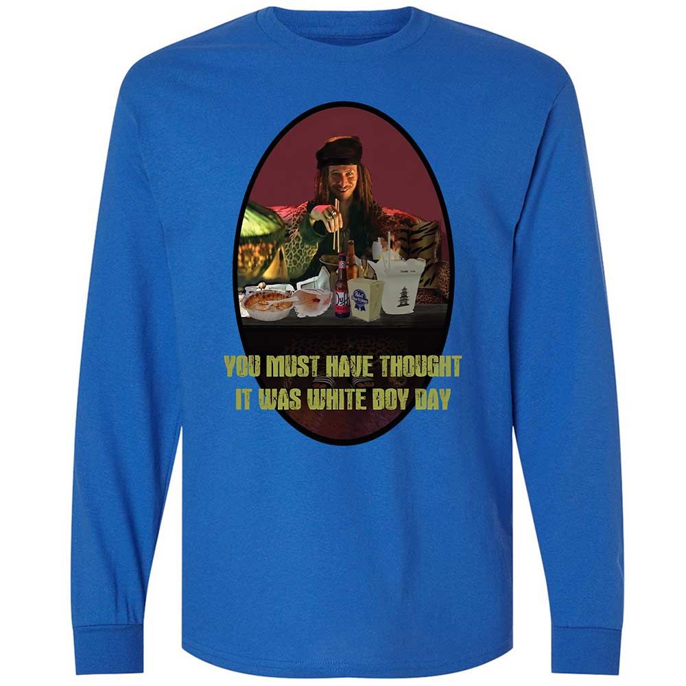 Long Sleeve T-Shirt - 7ZVUAPQF - Royal - 3
