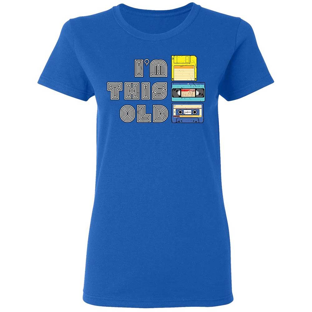 Women's T-Shirt - Black - Royal - 3