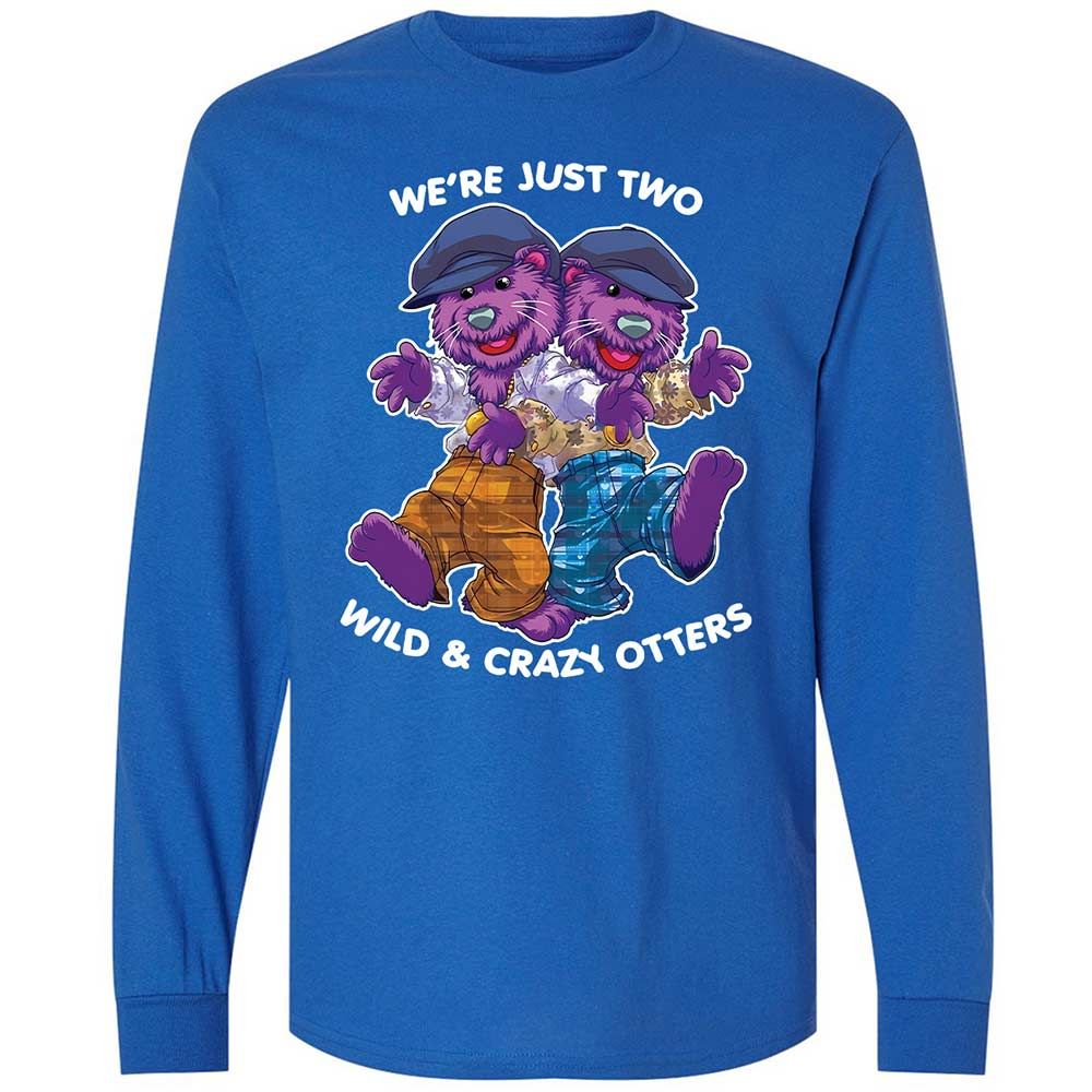 Two wild & crazy otters - Royal - 3