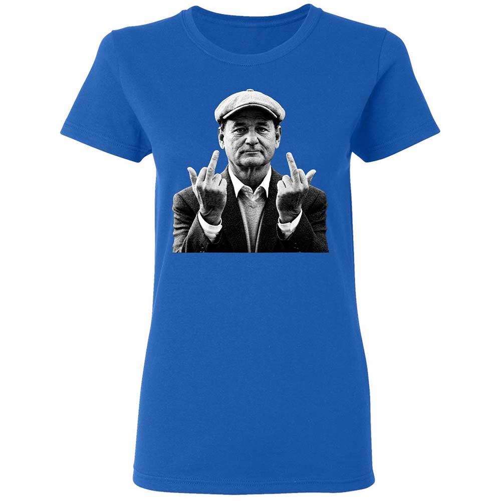 Bill Murray Middle Finger - Royal - 3