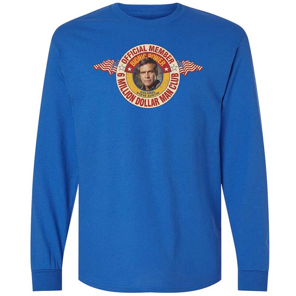 Long Sleeve T-Shirt - D1VGR2YN - Royal - 3