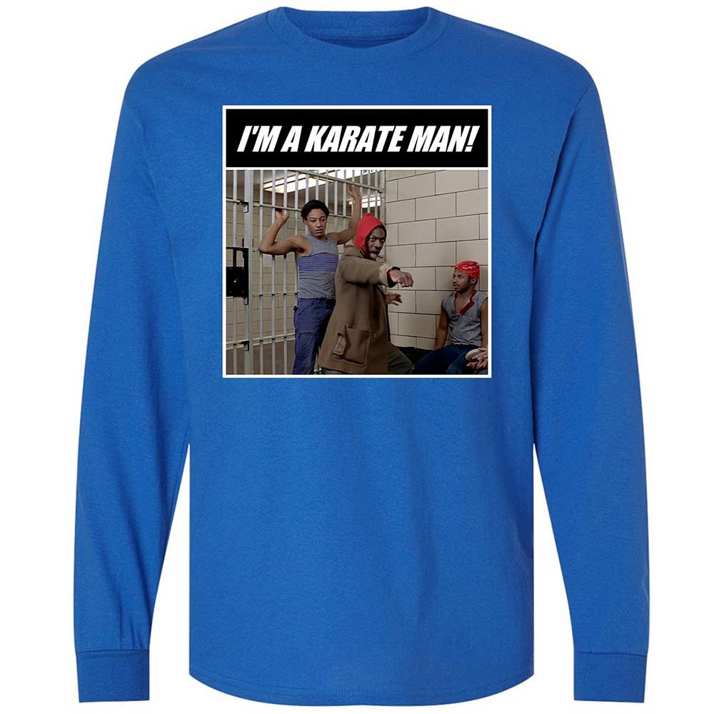Long Sleeve T-Shirt - 3UV2EK5N - Royal - 3