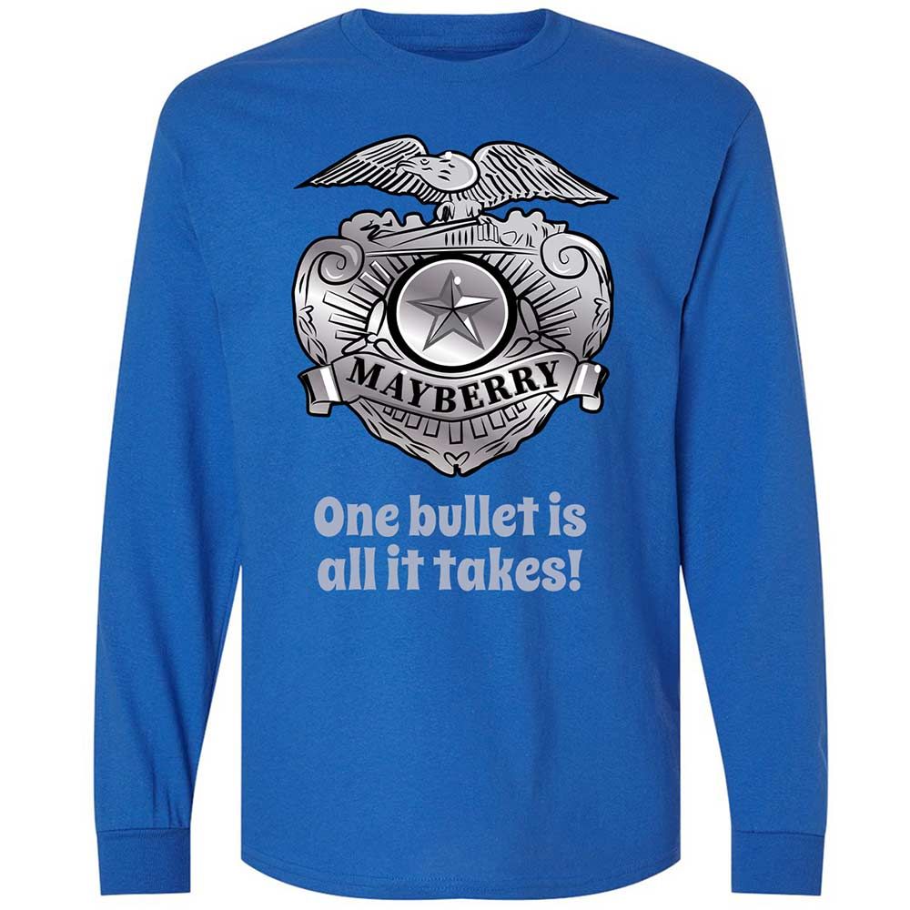 Long Sleeve T-Shirt - 7FZDRQZR - Royal - 3