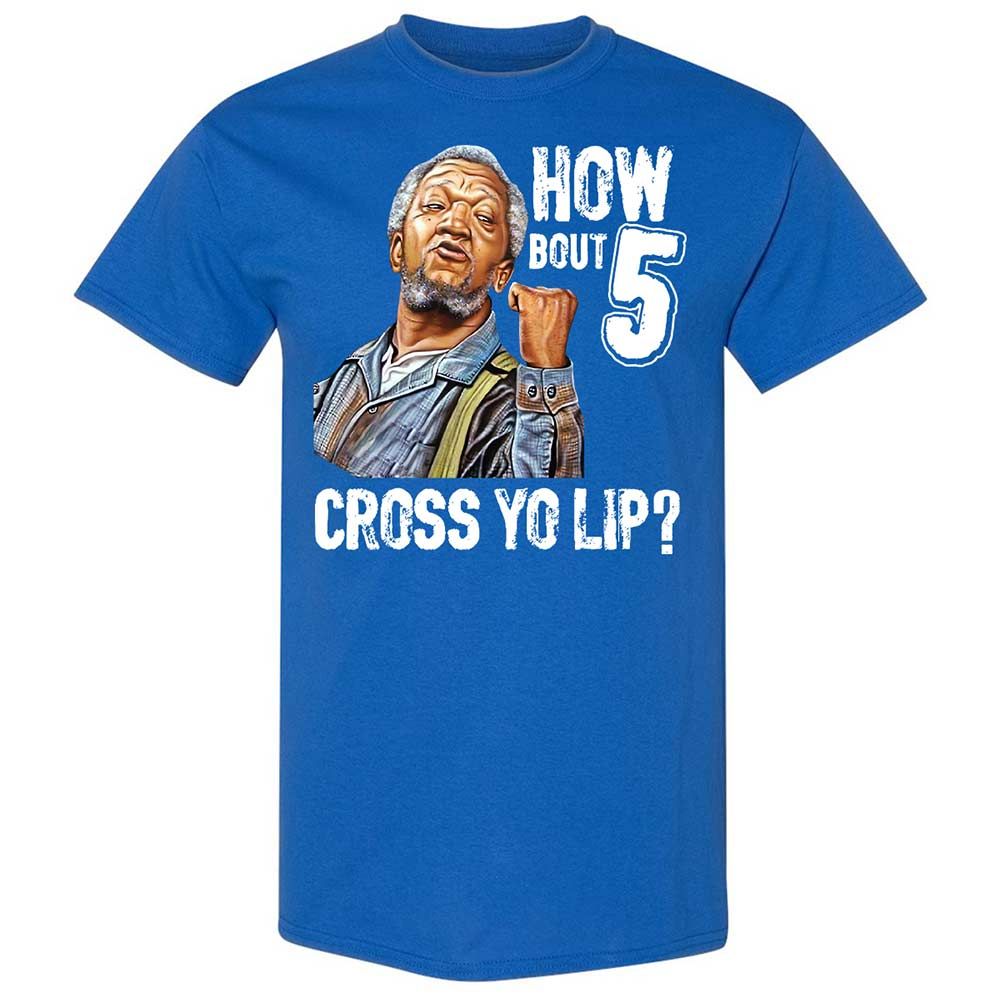 How bout 5 cross yo lip - Royal - 3