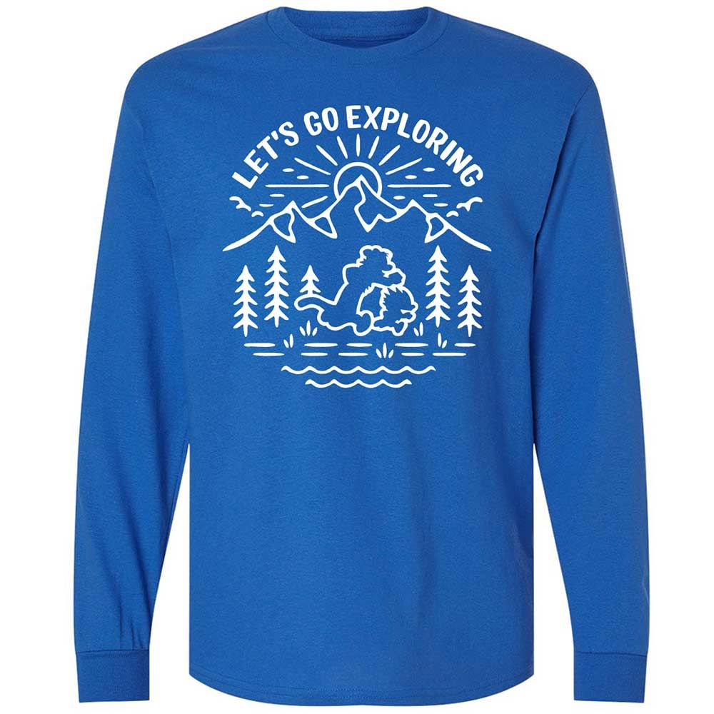 Long Sleeve T-Shirt - GAJEBL5Z - Royal - 3