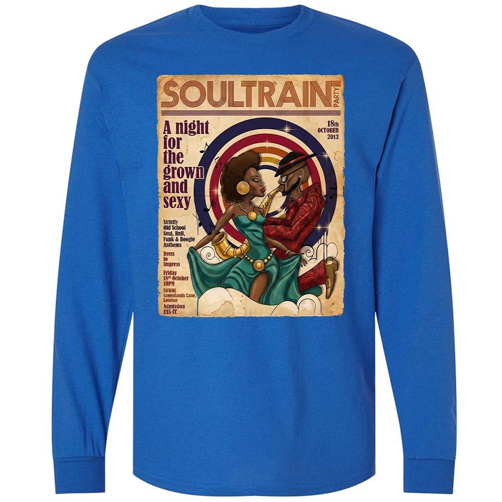 Long Sleeve T-Shirt - 7RW4QVSG - Royal - 3