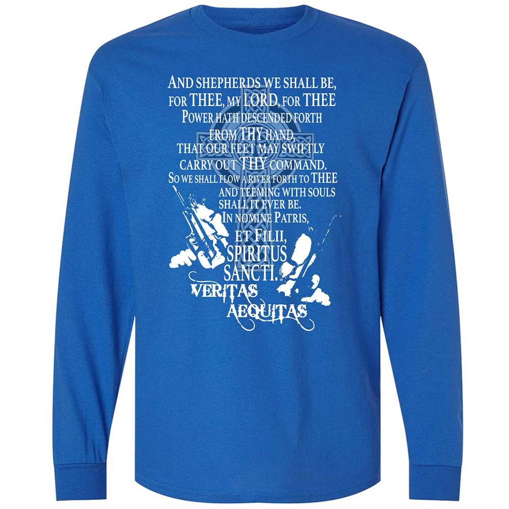 Long Sleeve T-Shirt - DWQAE7JU - Royal - 3