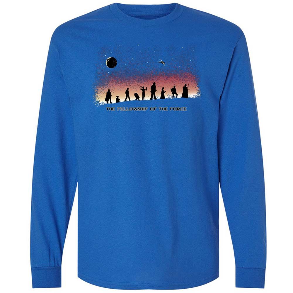 Long Sleeve T-Shirt - 6K9DGZUE - Royal - 3
