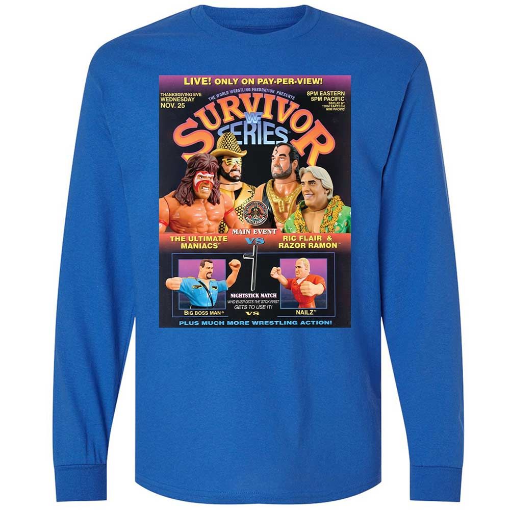 Long Sleeve T-Shirt - 2TGPVHBR - Royal - 3