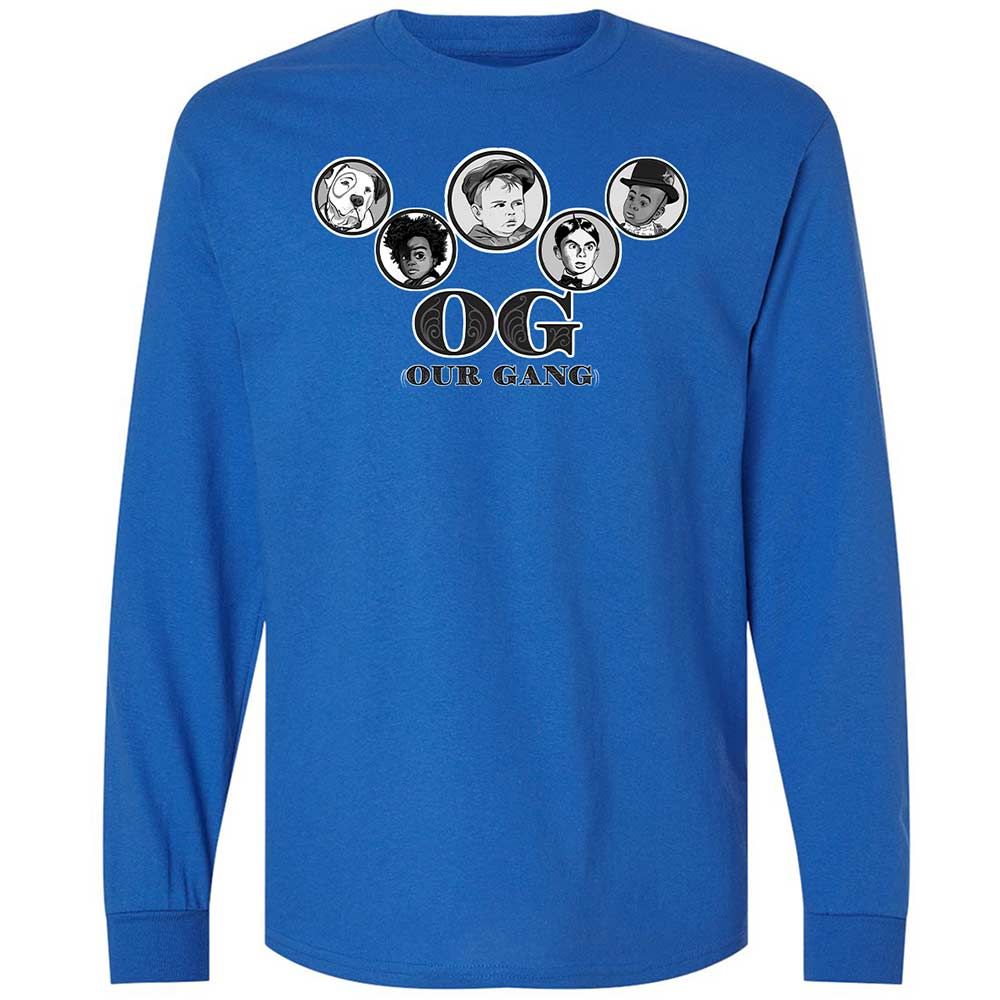 Long Sleeve T-Shirt - GJD3BQGJ - Royal - 3