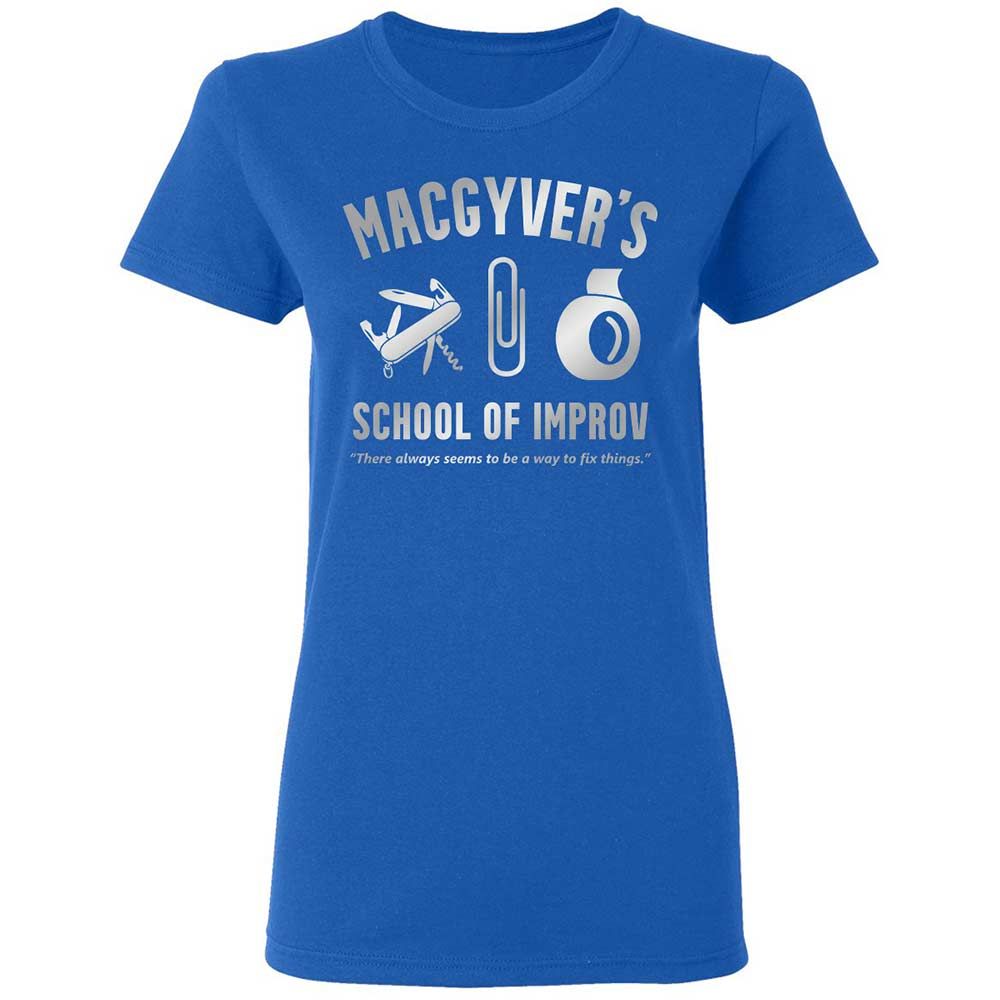 Women's T-Shirt - UEH5DKUQ - Royal - 3