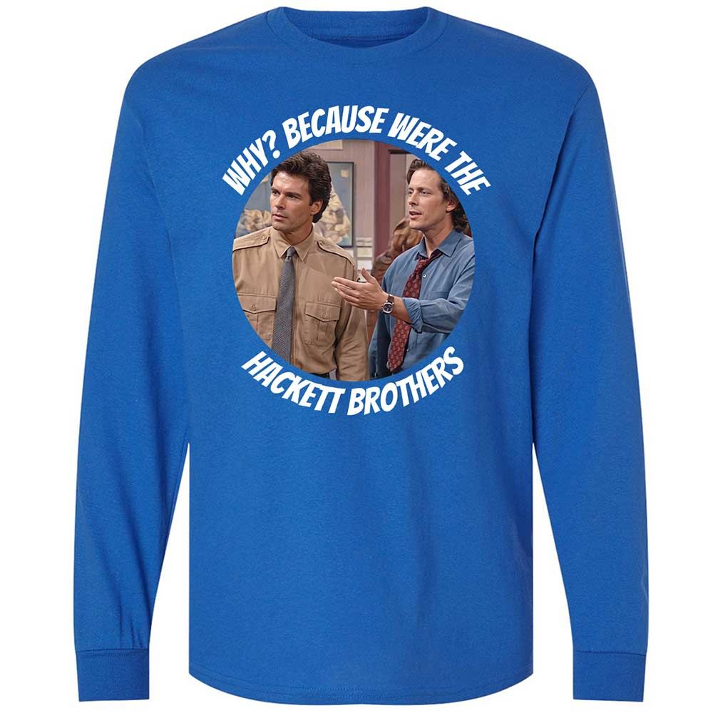 Long Sleeve T-Shirt - N87WUXHY - Royal - 3