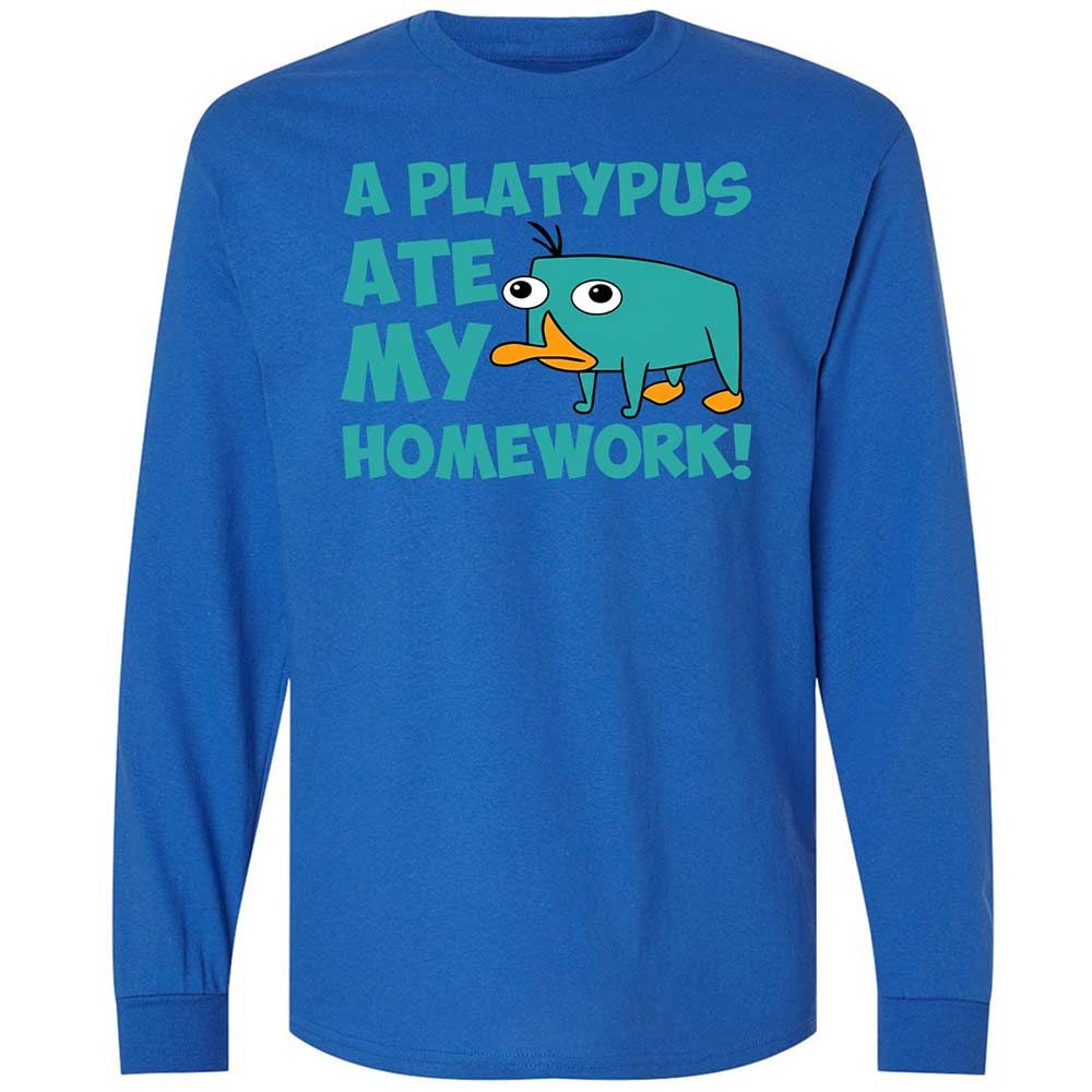 Long Sleeve T-Shirt - 6LXPWY7V - Royal - 3