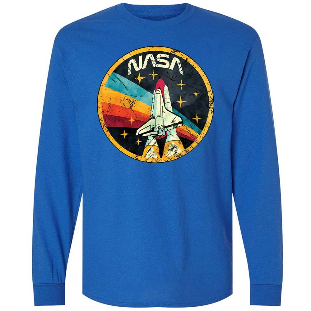 USA Space Agency Vintage Colors - Royal - 3