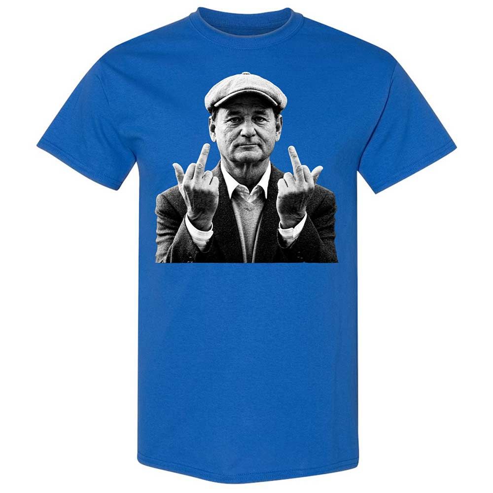 Bill Murray Middle Finger - Royal - 3