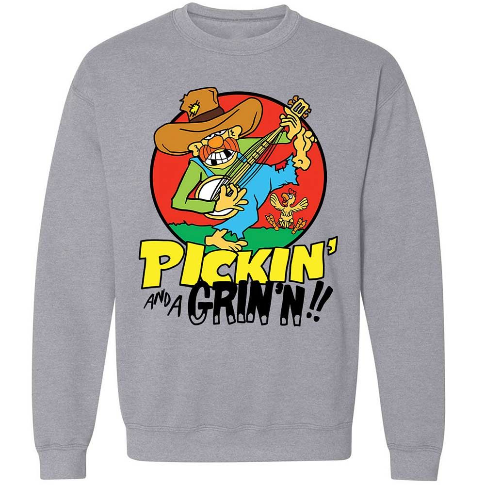 Pickin' and a Grinnin - Sport Grey - 3