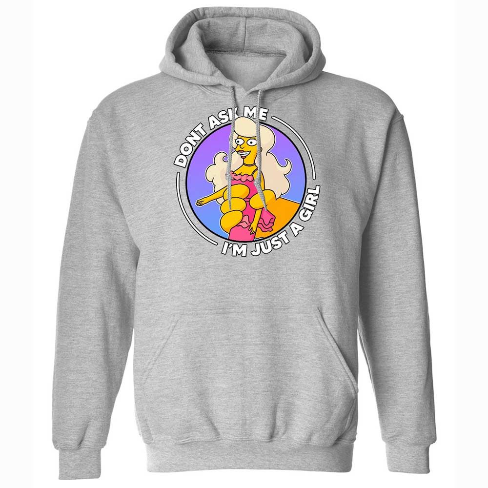 Don't Ask Me I'm Just A Girl - Sport Grey - 3