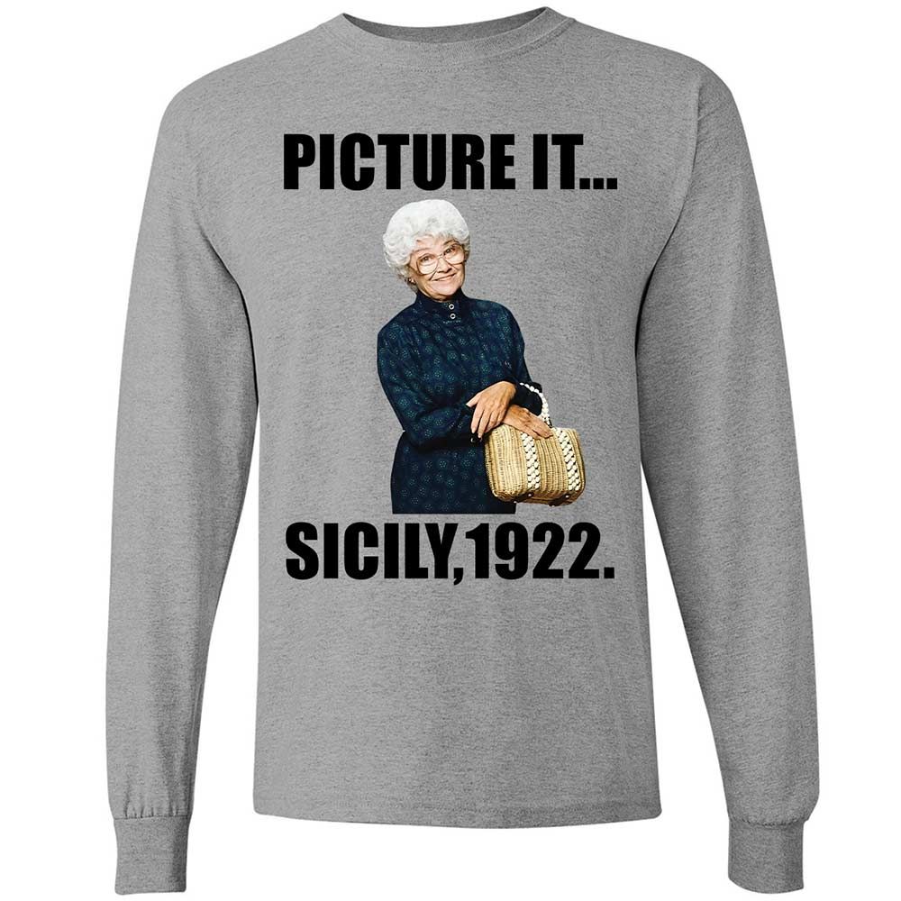 Long Sleeve T-Shirt - AH6J1NFE - Sport Grey - 3