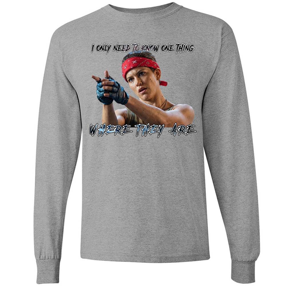 Long Sleeve T-Shirt - PENPABY4 - Sport Grey - 3