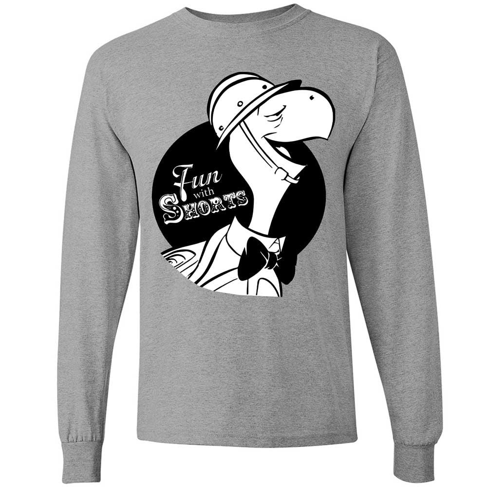 Long Sleeve T-Shirt - VDRB5KY8 - Sport Grey - 3