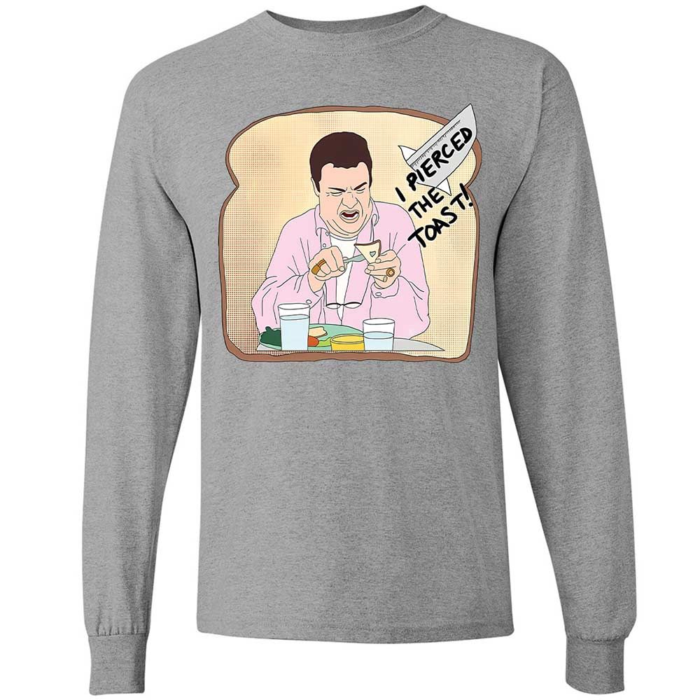 Long Sleeve T-Shirt - ZWZNQVXF - Sport Grey - 3