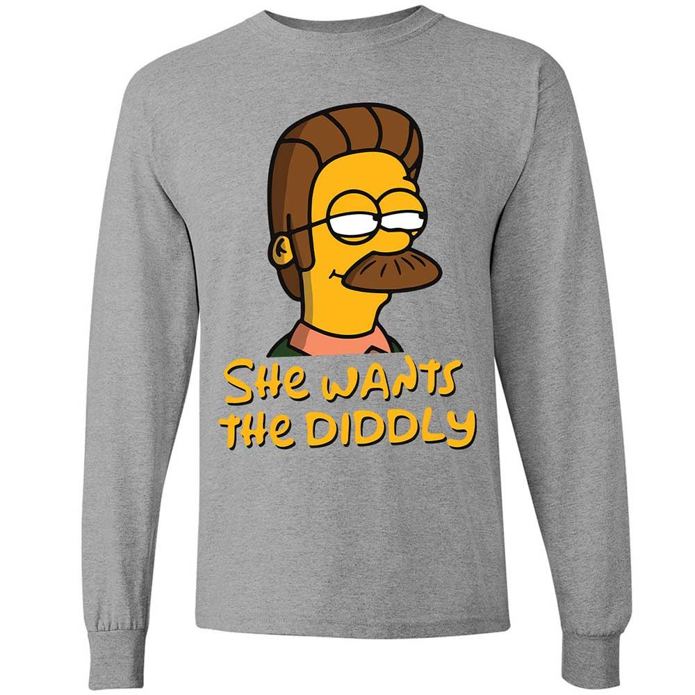 She Wants The Diddly - Sport Grey - 3