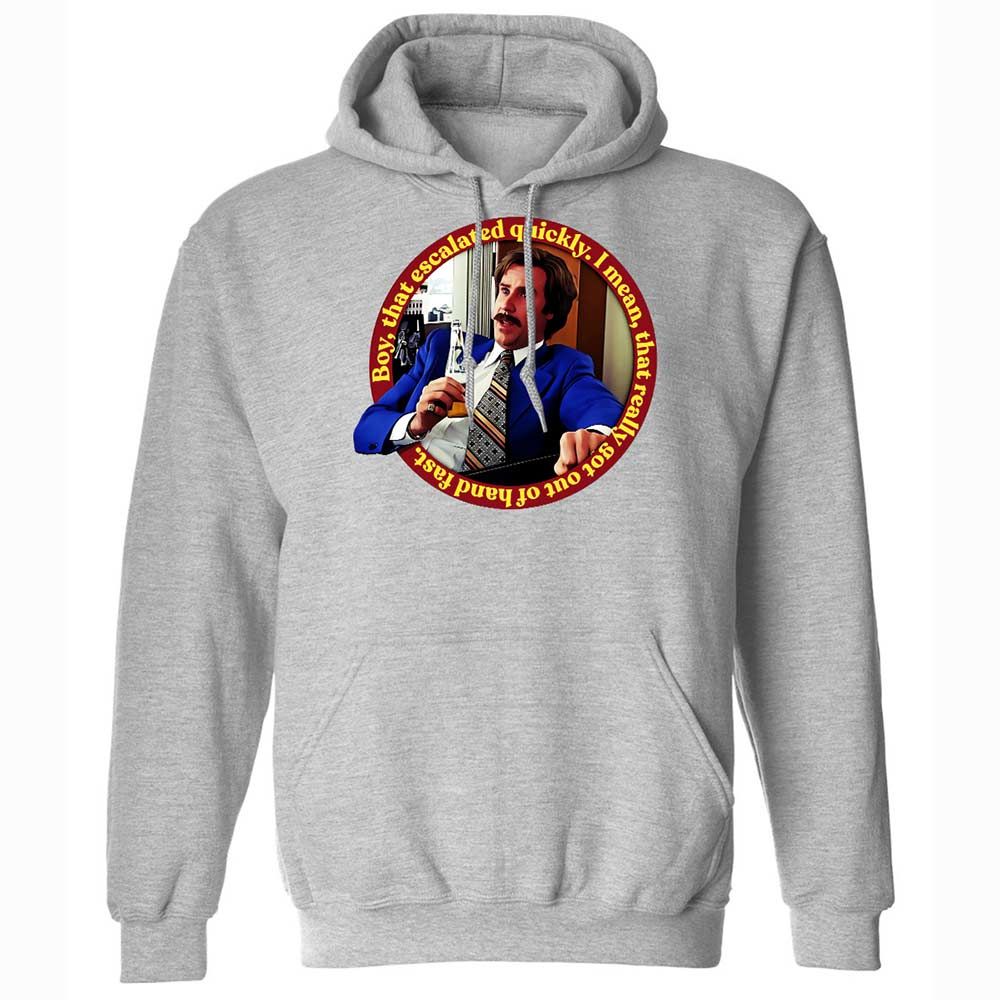Classic Unisex Hoodie - LG9LUTZF - Sport Grey - 3