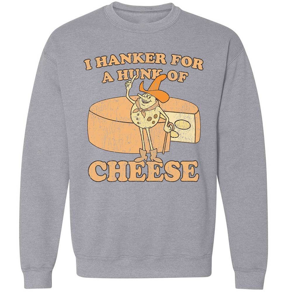 Hanker For A Hunk Of Cheese - Sport Grey - 3
