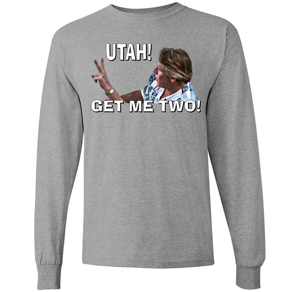 Long Sleeve T-Shirt - H69C3CDQ - Sport Grey - 3