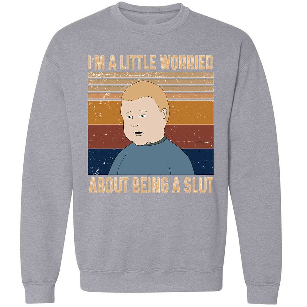 I'm a Little Worried About Being a Slut - Sport Grey - 3