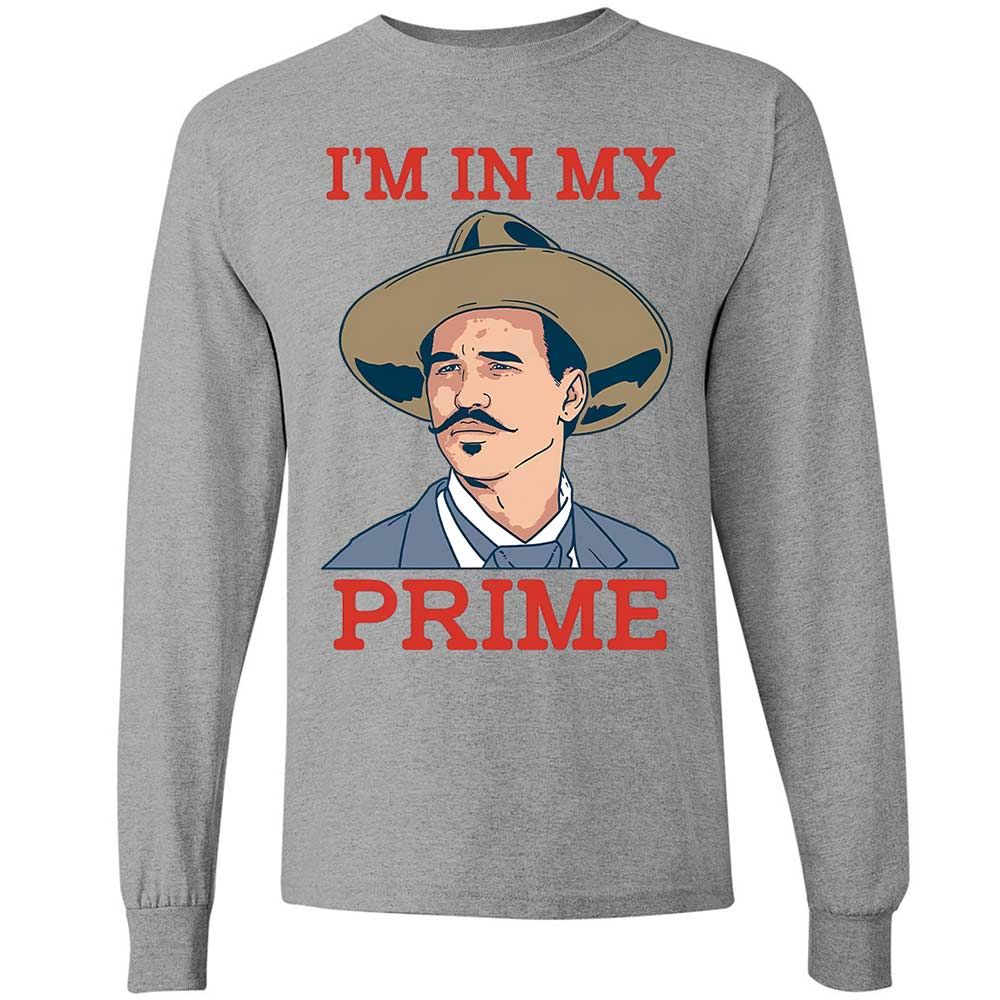 Long Sleeve T-Shirt - HJMHSQ6L - Sport Grey - 3