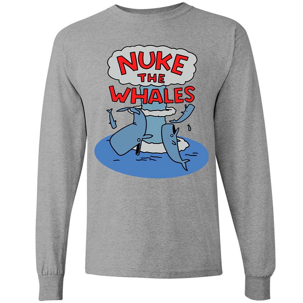 Nuke the Whales - Sport Grey - 3